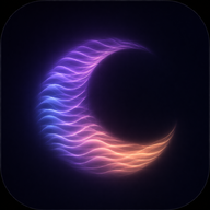 lucidmemo crescent wave logo